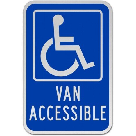 Van Accessible Parking Sign